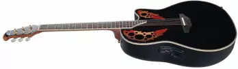 Custom Elite Deep Acoustic/Electric w/Case - Black